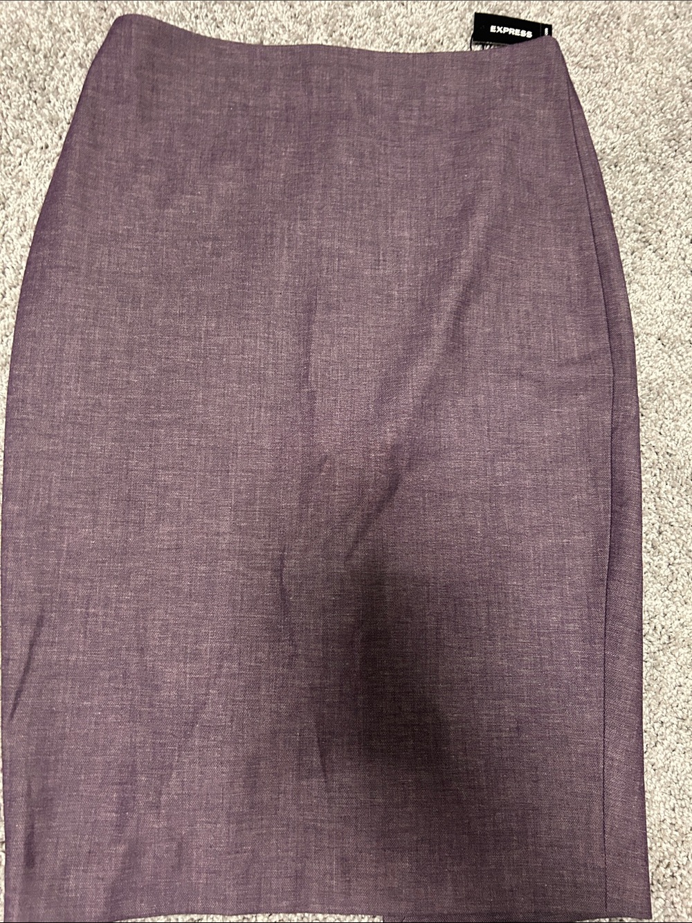 Express Plum Pencil Skirt